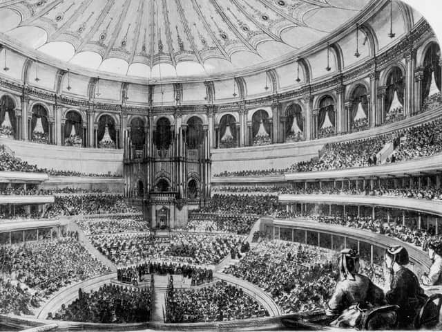 Royal Albert Hall grand opening by Queen Victoria 29 March 1871