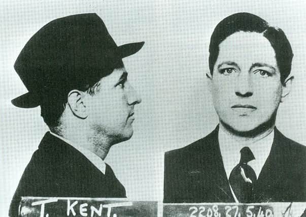 Tyler Gatewood Kent, an American who was a pupil of Campbell College Belfast in the 1920s, and who later became a spy during the Second World War. This is Kent after his arrest in London, which was on May 20 1940, 80 years ago today