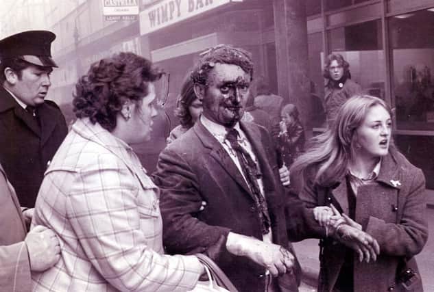 A woman who lost both legs when the IRA bombed the Abercorn restaurant in 1972 is one of those angered by the further delay in the Troubles pension. Photo: Pacemaker Belfast