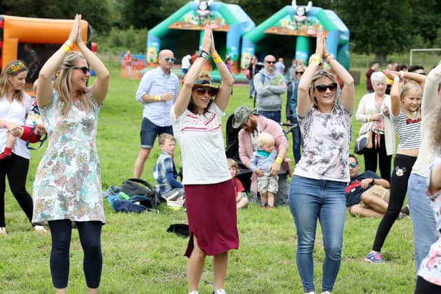 Enjoying the dance music at last year's Dalriada Festival. Pictures by Paul Faith.