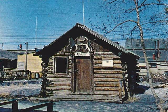 Sam McGees restored cabin in Whitehorse Museum, Yukon
