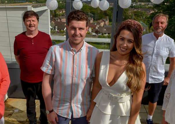 Local Waterside couple James Boyd and Emma McKinney celebrate what would have been their wedding day