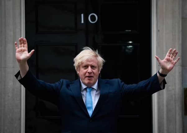 Prime Minister Boris Johnson outside Downing Street on Thursday. Ben Lowry writes: "Perhaps there is a cross-border determination in Ireland to be seen to be different to him": Aaron Chown/PA Wire
