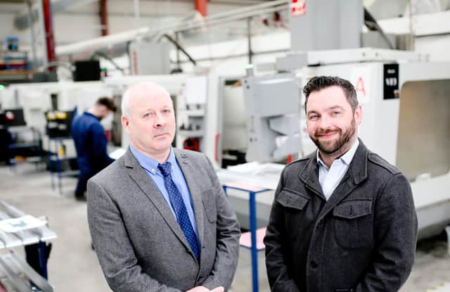Pictured are Stephen Cromie, managing director and Richard Hughes, Operations Director of the Exact Group