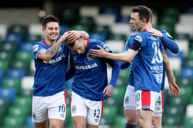 Linfield held an advantage of four points in the Irish Premiership when football was suspended in March.