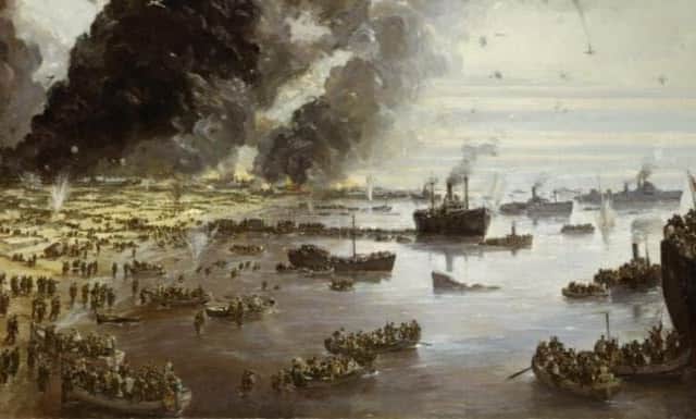 Evacuation of Dunkirk. Artist's Impression. Imperial War Museum