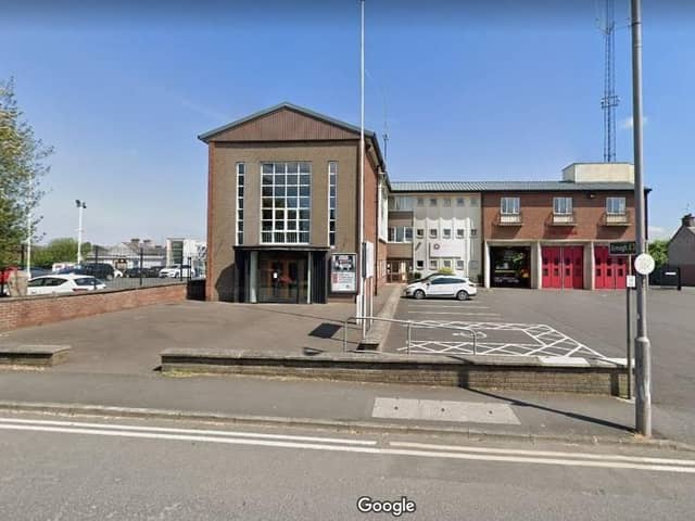 Portadown Fire Station. Photo courtesy of Google