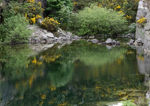 A remote disused quarry in rural Co Down, Northern Ireland, where Colin Polland died in a bid to save Kevin O'Hare 15, who got into difficulties when swimming in the quarry, but also died
