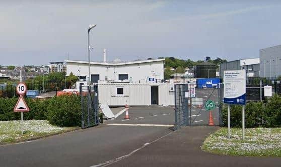 Redlands recycling centre, Larne. Image by Google.
