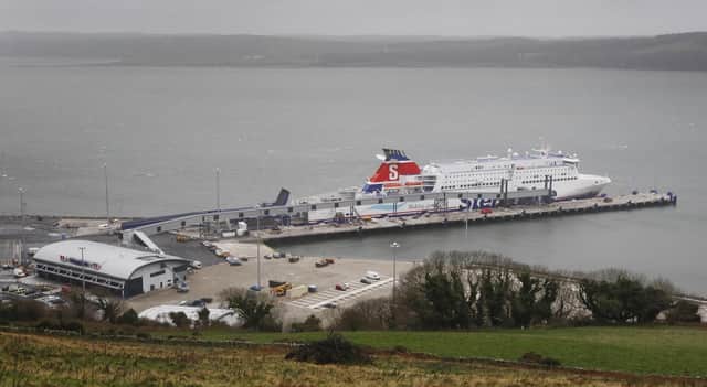 The dogs were intercepted at Cairnryan Port