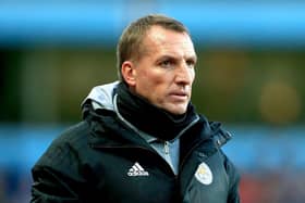 Leicester City manager Brendan Rodgers. Pic by PA.