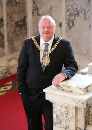 Belfast's new Lord Mayor Frank McCoubrey