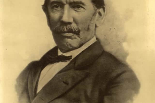 Dr David Livingstone. Portrait in the National Library of Wales