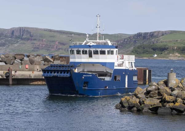 The Rathlin Island ferry didn't sail either yesterday or today