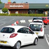 McDonald's drive thru in Bangor. (Photo: Presseye)