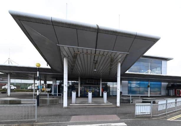 Belfast International Airport.