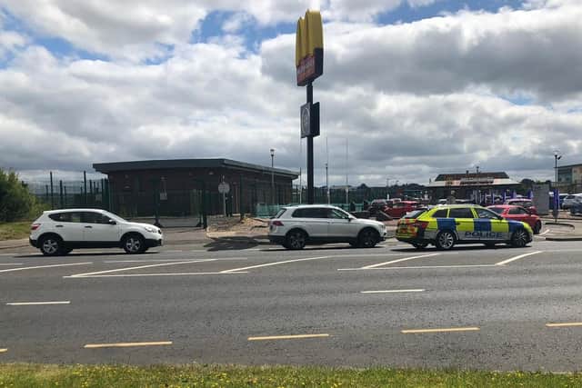 McDonald's drive-thru restaurant reopened for the first time in Londonderry and right across Northern Ireland today. (Photo: Andrew Quinn/JPI Media)