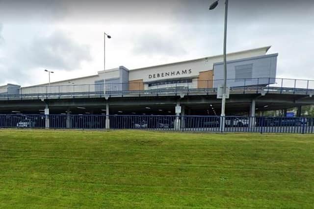 Debenhams at Rushmere, Craigavon. Photo courtesy of Google.