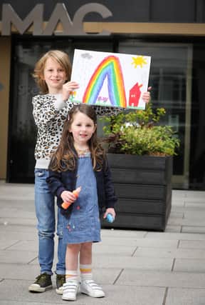 Frank and Tess Megaw launch the MAC rainbows appeal