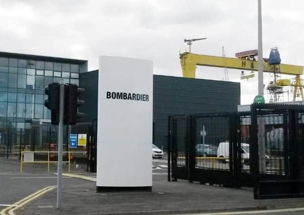 The Bombardier factory in Belfast