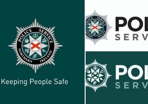The current PSNI logo (left) and the proposed new branding