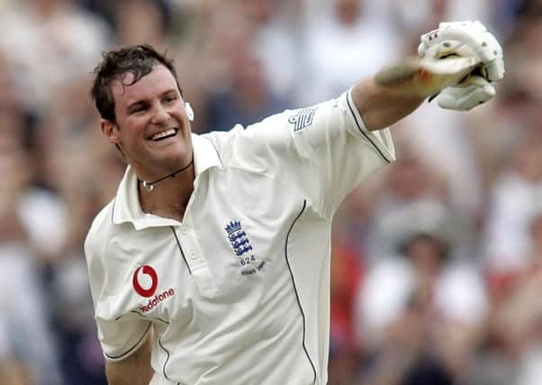 England's Andrew Strauss. Pic by PA.