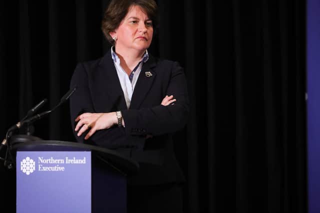 First Minister, Arlene Foster. (Photo: PA Wire)