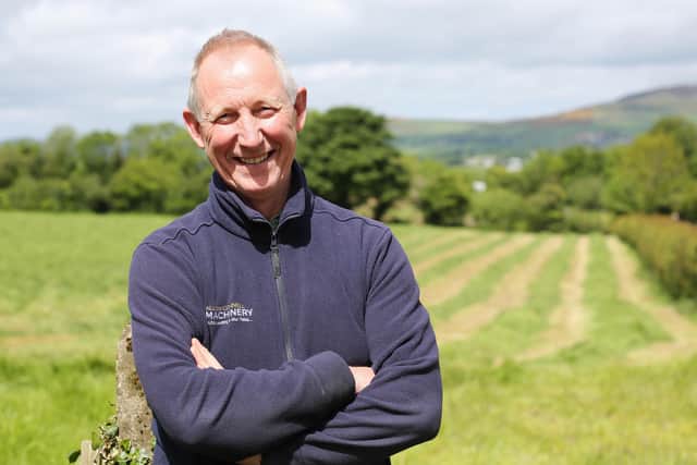 David Crockett on his farm on the Londonderry/Donegal border