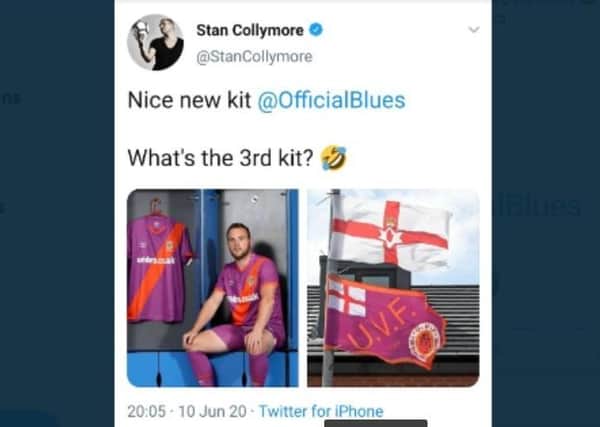 The now-deleted tweet from Stan Collymore