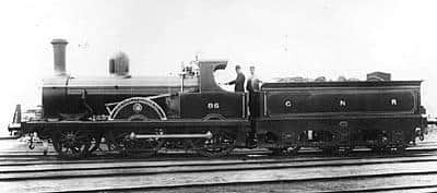 Excursion train engine number 86 that stalled on its way to Warrenpoint