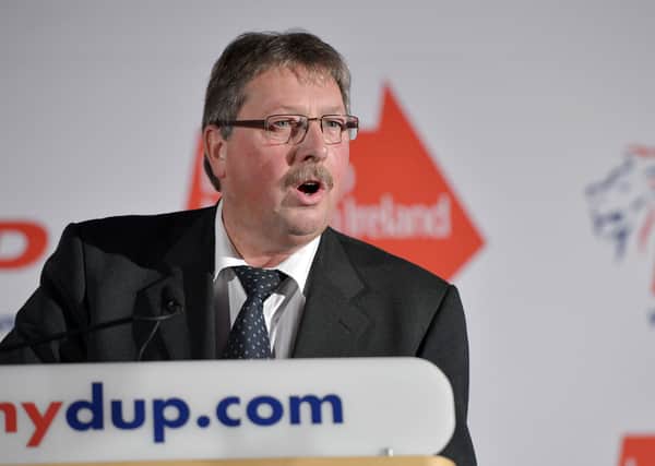 DUP MP Sammy Wilson. Picture by Charles McQuillan/Pacemaker.