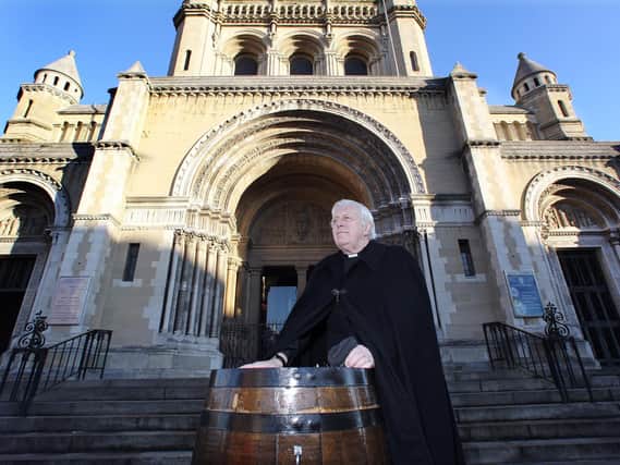 Dean McKelvey pictured at St Annes Cathedral in December 2010