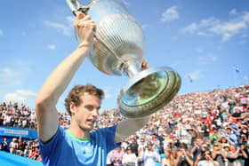 Andy Murray celebrates in 2011. Pic by PA.