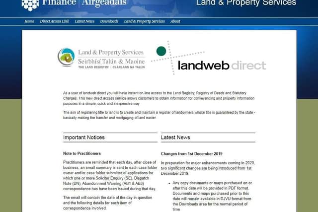 Kieran Donnelly expressed multiple concerns about the Landweb project