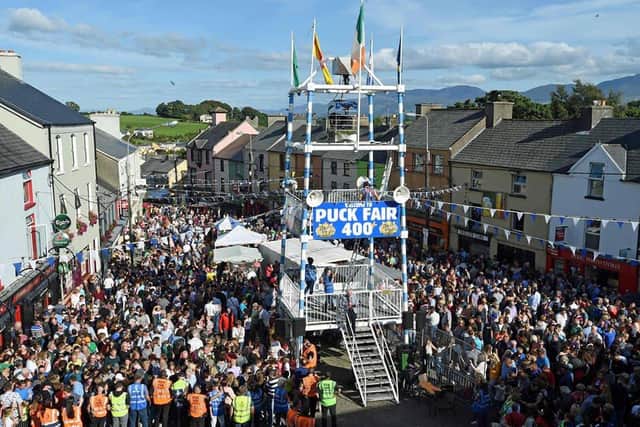 Puck Fair in Killorglin, County Kerry. Celebrating 400th Anniversary of its Charter in 2013