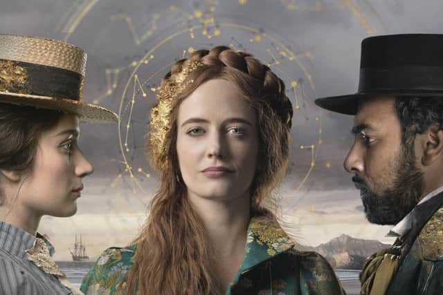 The Luminaries tales the tales of Anna Wetherell, Lydia Wells and Emery Staines