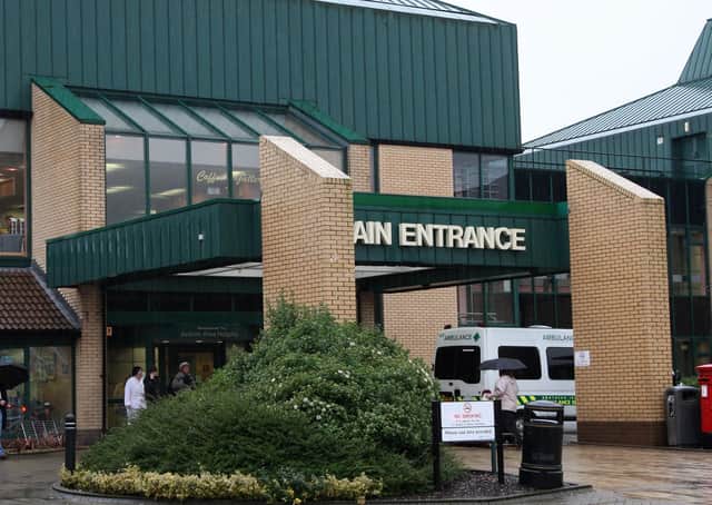Tha alleged offences happened at Antrim Area Hospital