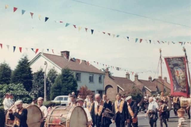 Photograph from the last time the Twelfth was held in Dundonald in 1967