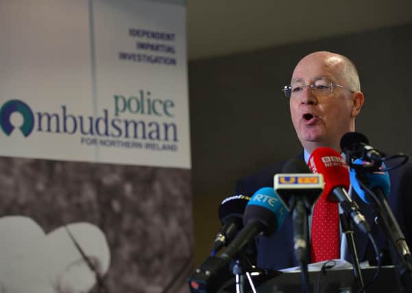 Dr Michael Maguire, the then Police Ombudsman, in 2016 at the launch of his report on Loughinisland, when he said in the report and at its launch, that he found collusion in the loyalist massacre. The appeal court however has found that he over stepped the mark in some of his findings