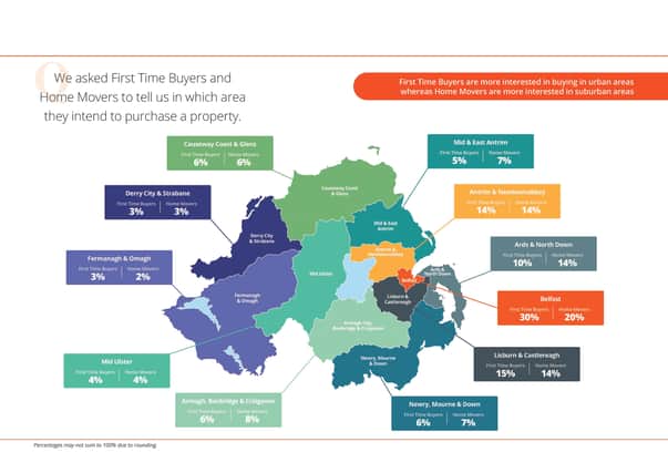 PropertyPal has released the location summary results of its Covid-19 housing market survey