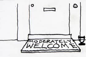 Fougasses Moderately Welcome Doormat