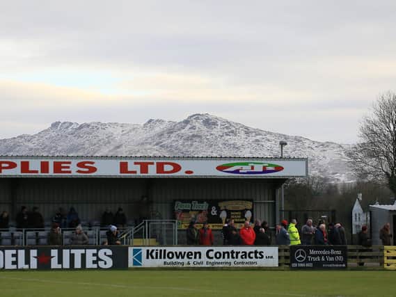 Milltown home of Warrenpoint Town FC