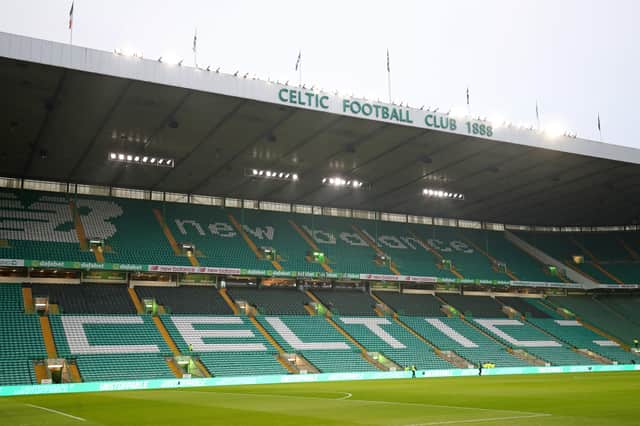 File photo dated 19/01/19 of Celtic Park stadium in Glasgow, as a former youth footballer is taking legal action against Celtic FC over historic sexual abuse at Celtic Boys' Club.