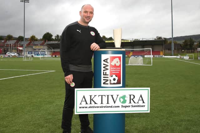 Paddy McLaughlin won the Aktivora Manager of the Month for September.