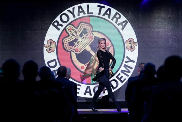 As part of the inclusive theme from the Ulster Unionist conference, Irish dancers from the Royal Tara Dance Academy perform at the Saturday event at the Crowne Plaza Hotel in Belfast.
 
Photo by Philip Magowan / Press Eye