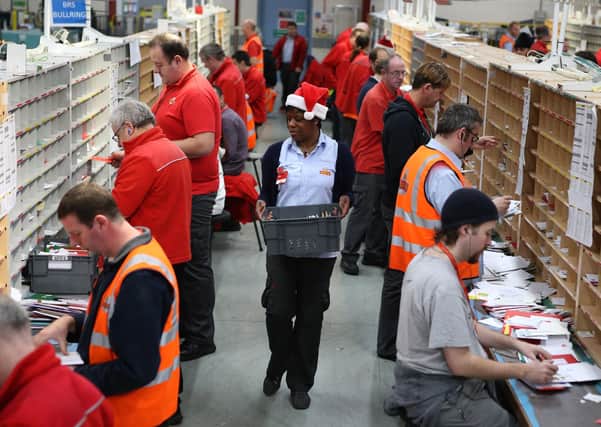 Royal Mail is one of many employers seeking Christmas staff, but major worker shortages already persist in other areas. Photo: Andrew Milligan/PA Wire