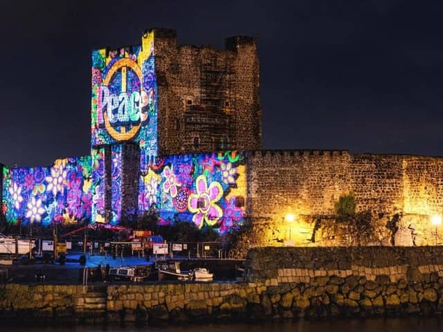The Centenary Lumiere event will be held at Carrickfergus Castle on October 30