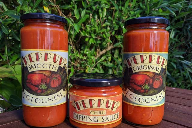 Peppup in Newtownards features a wide range of Italian-style sauces, ketchup, peppers and dressings
