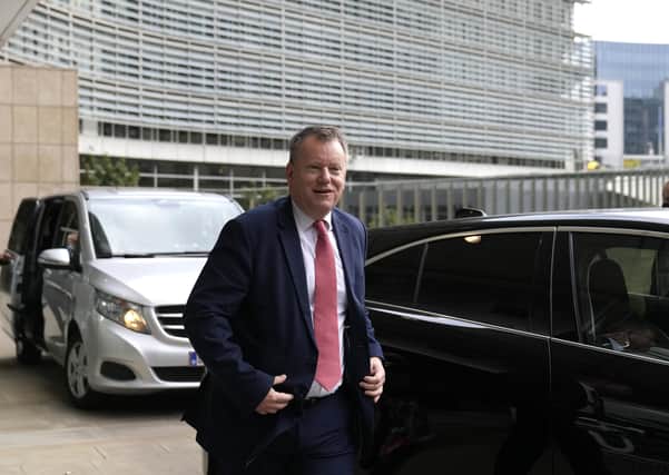 Brexit negotiator Lord David Frost in Brussels yesterday for further talks with Maros Sefcovic. Barely perceptibly, the UK has begun to emphasise the Belfast Agreement in its totality