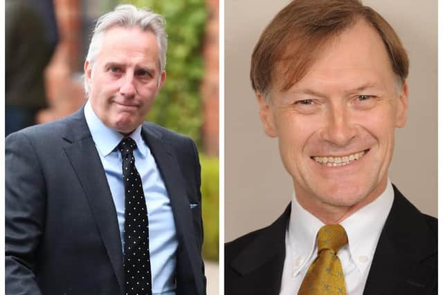 Ian Paisely and Sir David Amess. Mr Paisley writes: "I met David 12 years ago when I first entered the House. He was curious to get to know the 'son of the great man' as he said. We hit it off instantly"